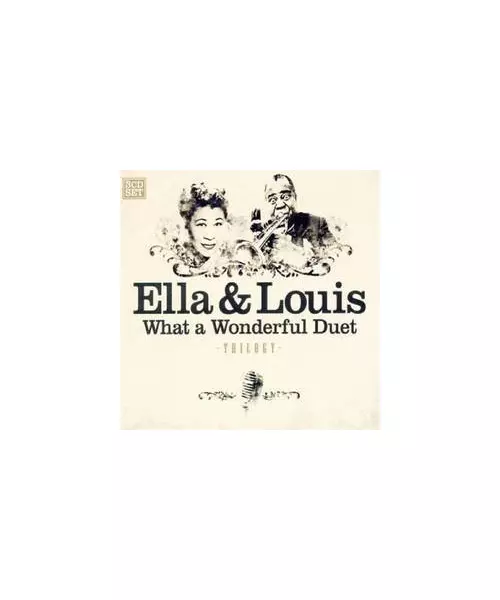 ELLA FITZGERALD & LOUIS ARMSTRONG - WHAT A WONDERFUL DUET - TRILOGY (3CD)