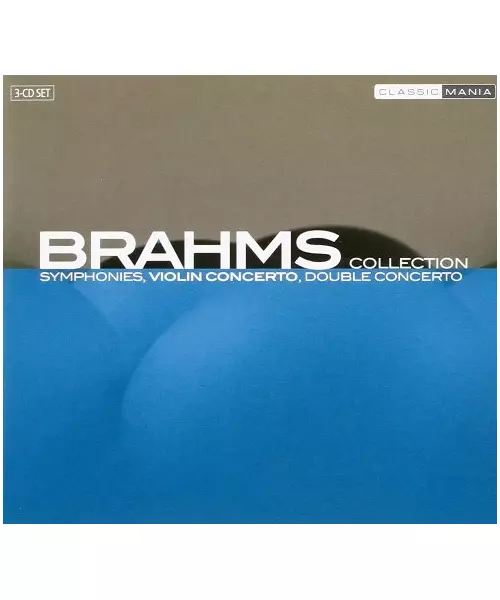 BRAHMS COLLECTION - SYMPHONIES, VIOLIN CONCERTO, DOUBLE CONCERTO (3CD)