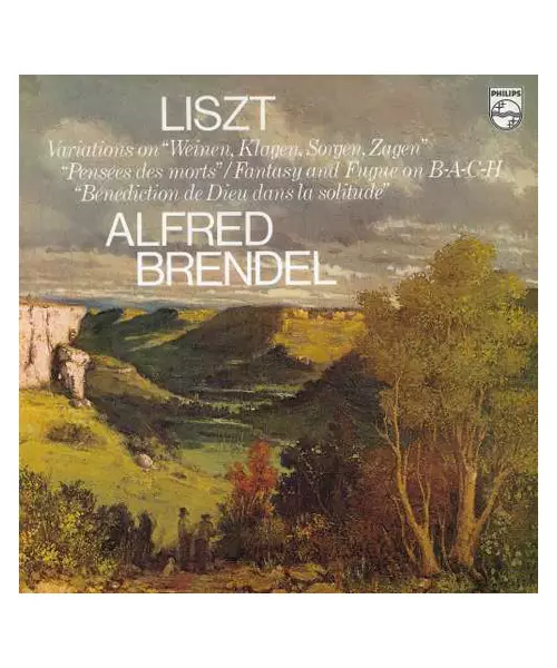 LISZT / ALFRED BRENDEL - FANTASY AND FUGUE ON B-A-C-H (LP)