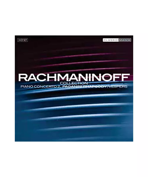 RACHMANINOFF COLLECTION - PIANO CONCERTO 2, PAGANINI RHAPSODY, VESPERS (3CD)
