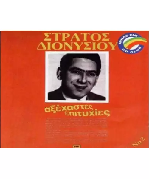 ΔΙΟΝΥΣΙΟΥ ΣΤΡΑΤΟΣ - ΑΞΕΧΑΣΤΕΣ ΕΠΙΤΥΧΙΕΣ (CD)