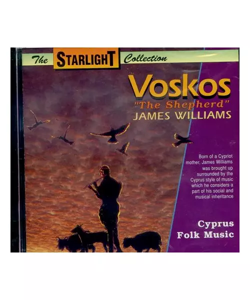 JAMES WILLIAMS - VOSKOS - THE SHEPHERD - CYPRUS FOLK MUSIC (CD)
