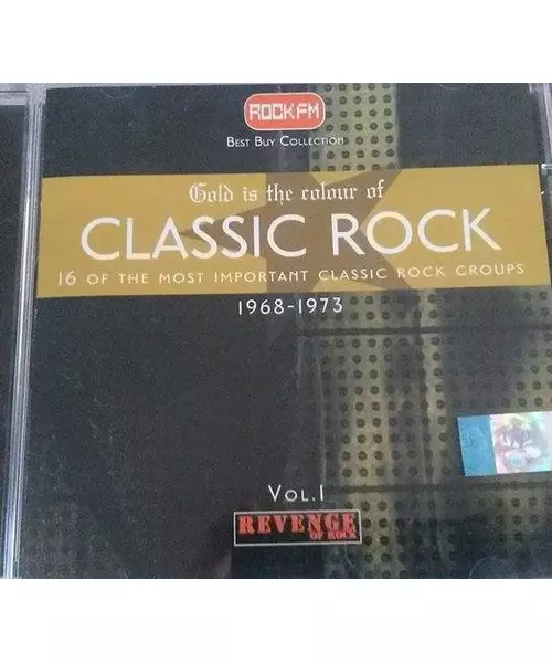 GOLD IS THE COLOUR OF CLASSIC ROCK - 16 OF THE MOST IMPORTANT CLASSIC ROCK GROUPS 1968-1973 VOLUME 1 - VARIOUS (CD)