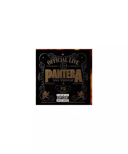 PANTERA - OFFICIAL LIVE: 101 PROOF (CD)