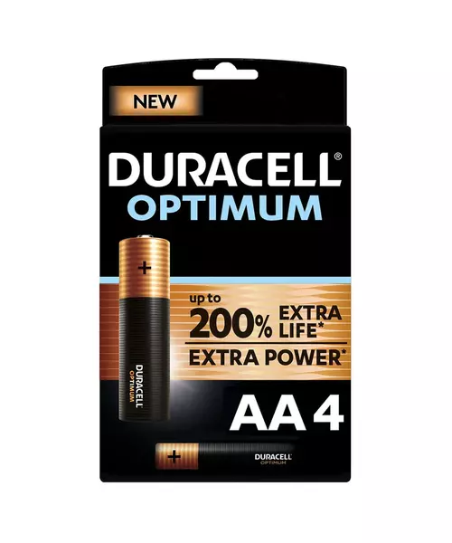 Duracell Optimum AA Batteries 4pcs
