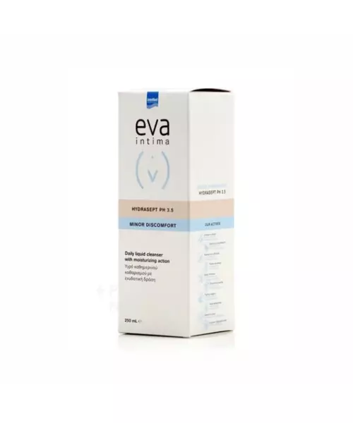 Intermed Eva Intima Hydrasept pH 3.5 Minor Discomfort (250ml) &#8211; Υγρό Καθαρισμού &#038; Ενυδάτωσης