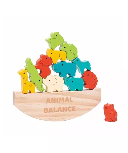 PHOOHI Wooden Animal Balance Mini 20pcs