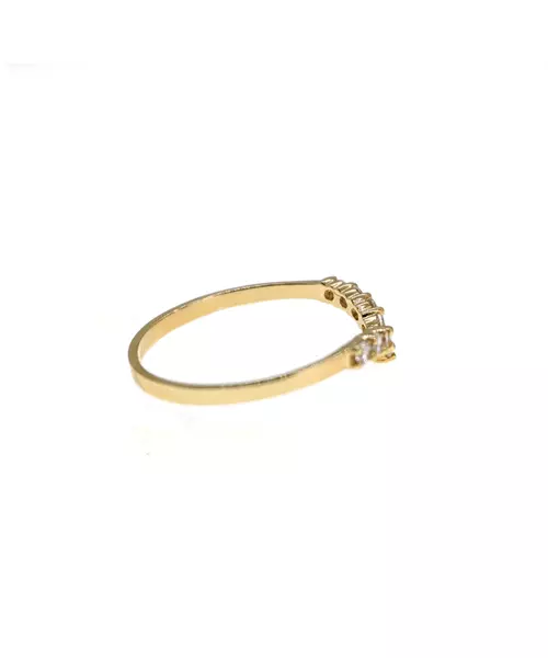 9ct Gold Ring - V with zircons (Copy)