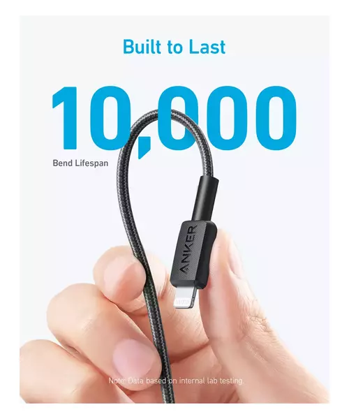 Anker Mobile Cable USB C to USB C 0.9m 322 Black