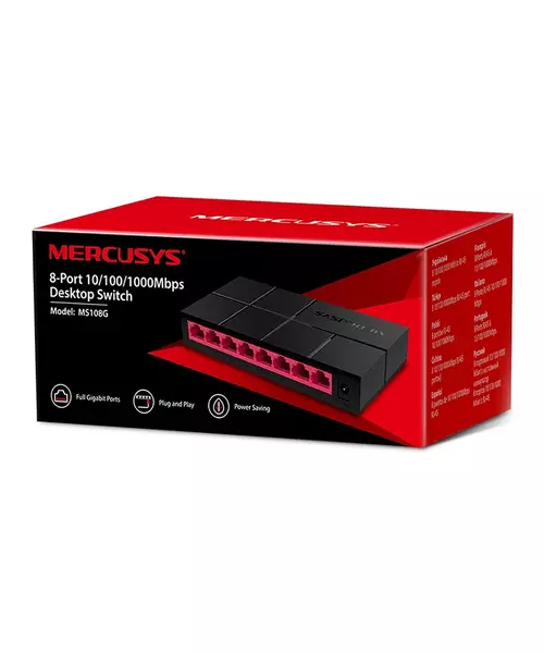 Mercusys MS108G 8-Port Gigabit Ethernet Switch