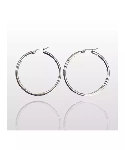 Hoops Earrings 4.2cm - Stainless Steel