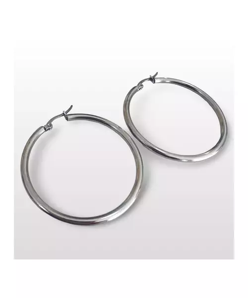 Hoops Earrings 4.2cm - Stainless Steel