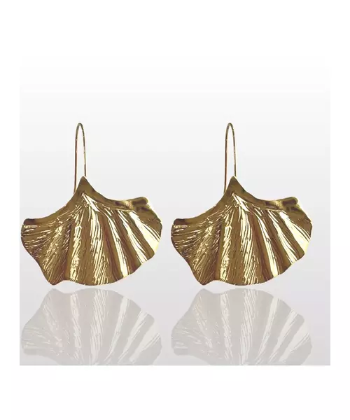 Leaf Earrings - High quality Stainless Steel Gold Plated