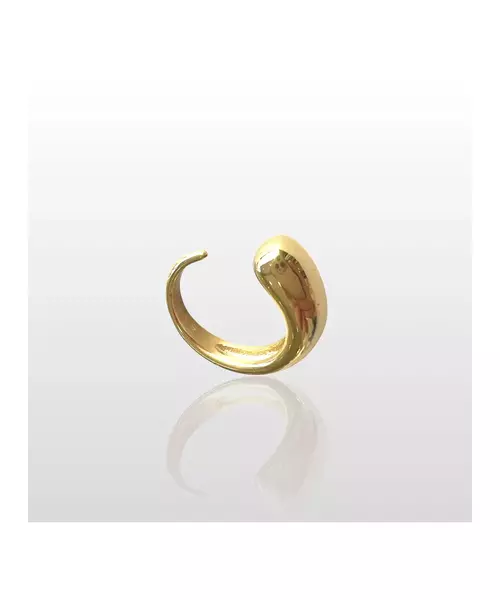 Pear-shaped ring - High quality Stainless Steel Gold Plated