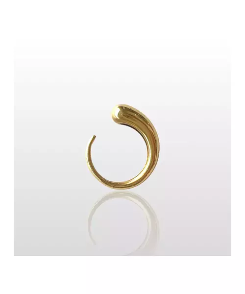 Pear-shaped ring - High quality Stainless Steel Gold Plated