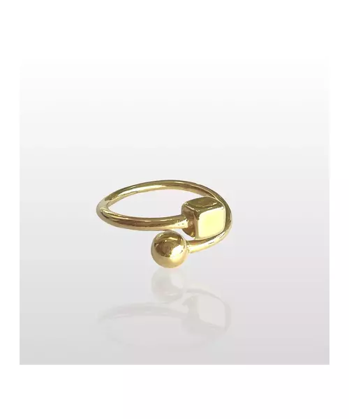 Overcrossing Ring - High quality Stainless Steel Gold Plated