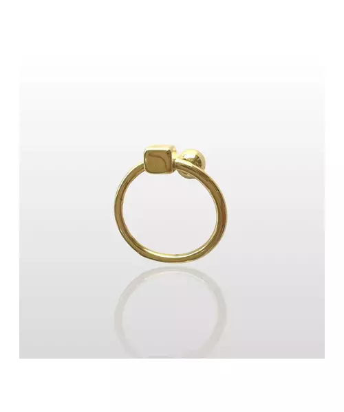 Overcrossing Ring - High quality Stainless Steel Gold Plated