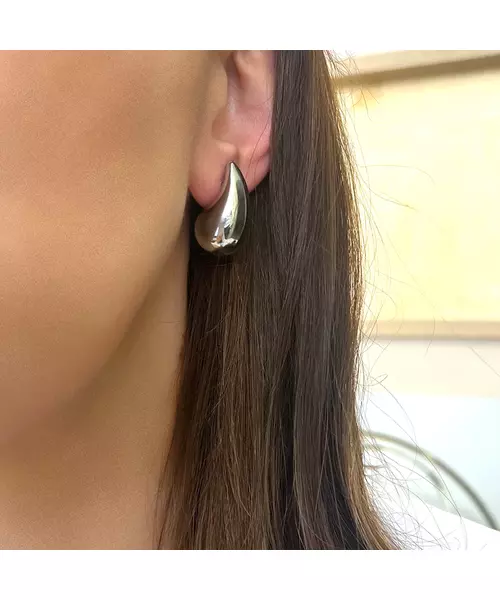 Pear-shaped 2.6cm Earrings - High quality Stainless Steel