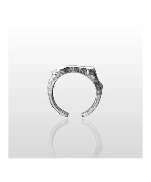 Hammered Ring - High quality Silver 925