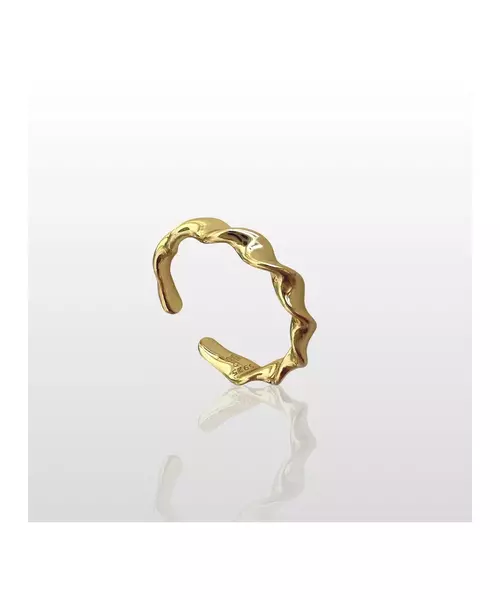 Twist Ring - High quality Silver 925 Gold Plated