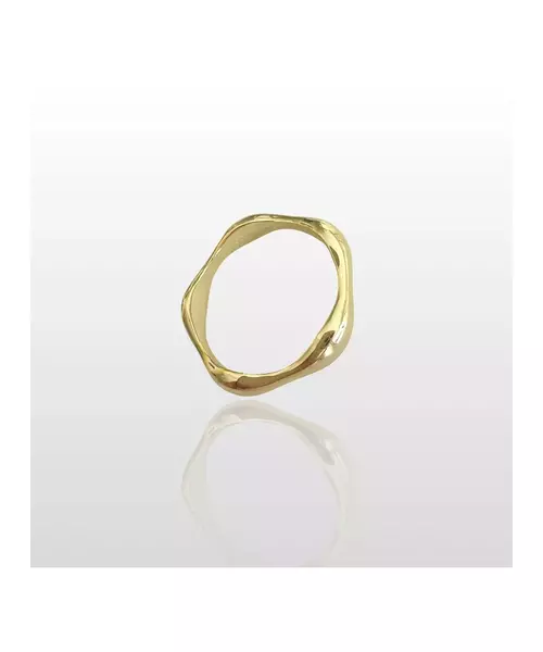 Bulky Ring - High quality Silver 925 Gold Plated