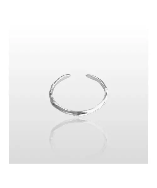 Wavy Thin Ring - High quality Silver 925