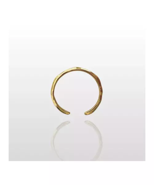 Wavy Thin Ring - High quality Silver 925 Gold Plated