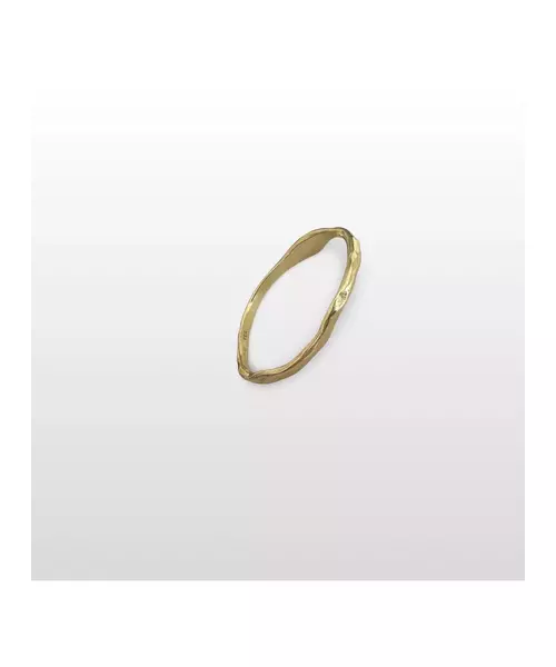 Wavy Tiny Ring - High quality Silver 925 Gold Plated