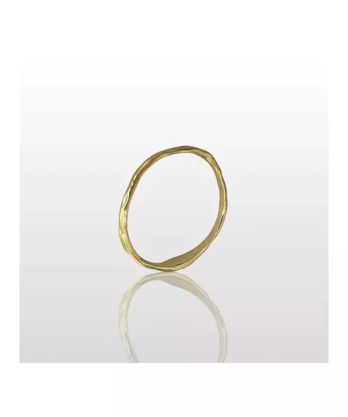 Wavy Tiny Ring - High quality Silver 925 Gold Plated