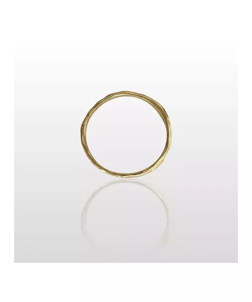 Wavy Tiny Ring - High quality Silver 925 Gold Plated