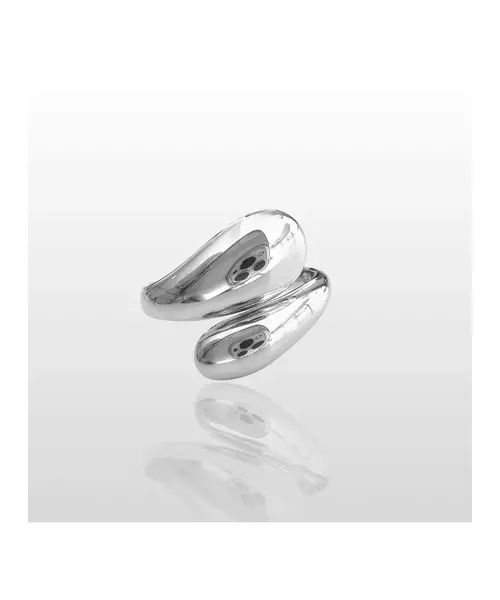 Double Drop Ring - High quality Silver 925