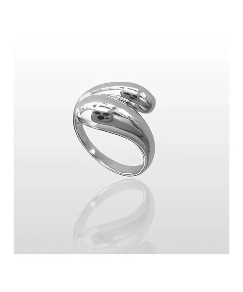 Double Drop Ring - High quality Silver 925