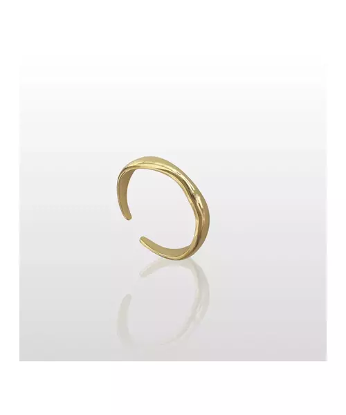 Wavy Ring - High quality Silver 925 Gold Plated