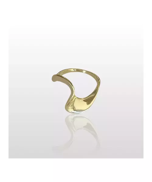 Twist Ring - High quality Silver 925 Gold Plated