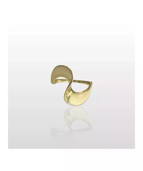 Twist Ring - High quality Silver 925 Gold Plated