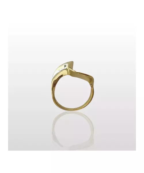 Twist Ring - High quality Silver 925 Gold Plated