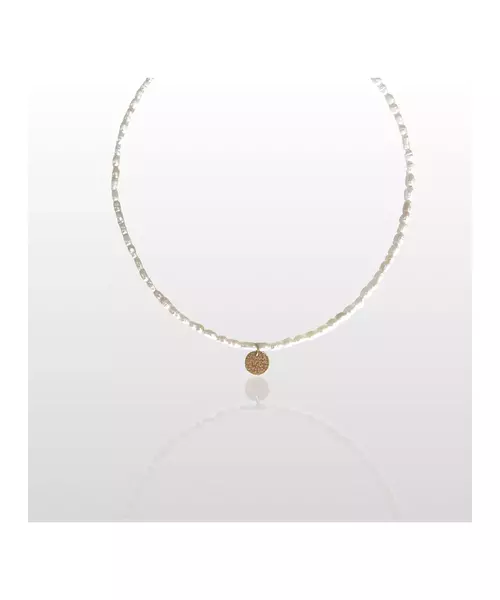 Freshwater  Baroque Pearl Necklace - Silver 925 Gold Plated