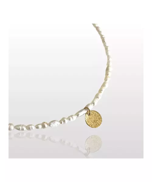 Freshwater  Baroque Pearl Necklace - Silver 925 Gold Plated