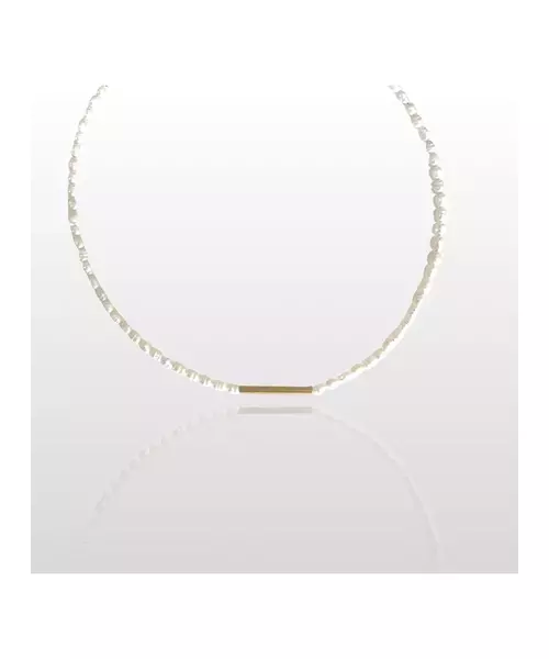 Freshwater Baroque Pearl Necklace - Silver 925 Gold Plated