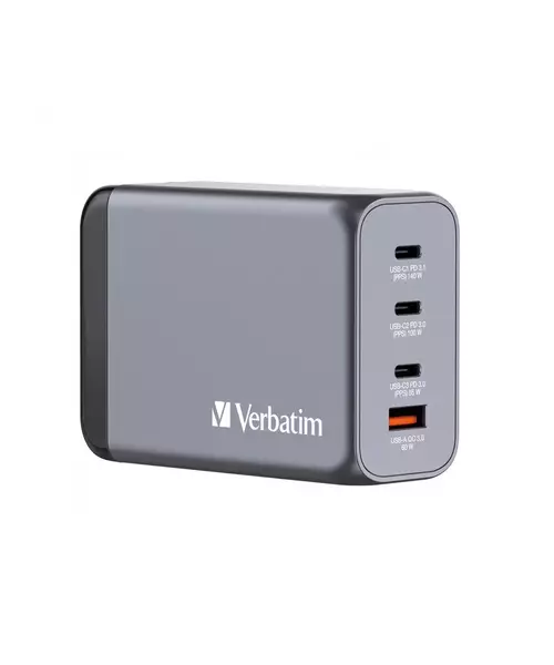 Verbatim GaN Charger 4 Port 240W USB A/C (EU/UK/US) GNC-240