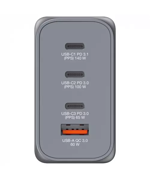 Verbatim GaN Charger 4 Port 240W USB A/C (EU/UK/US) GNC-240