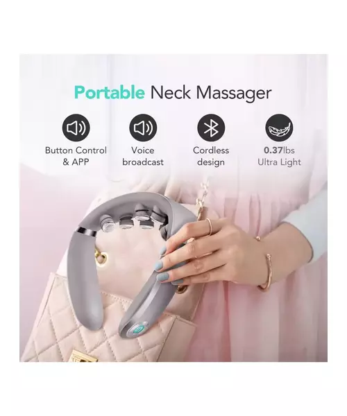 SKG Neck Massager Pulse-Heat-APP-Multiple Heads G7 Pro