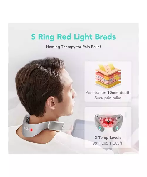 SKG Neck Massager Pulse-Heat-APP-Multiple Heads G7 Pro