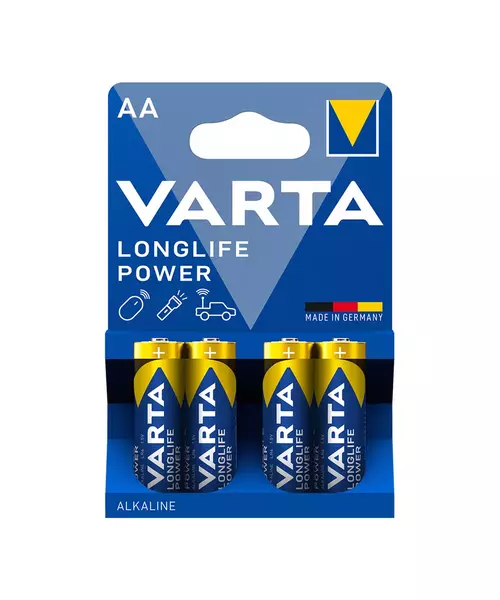 Varta Alkaline AA 4pcs Longlife Power