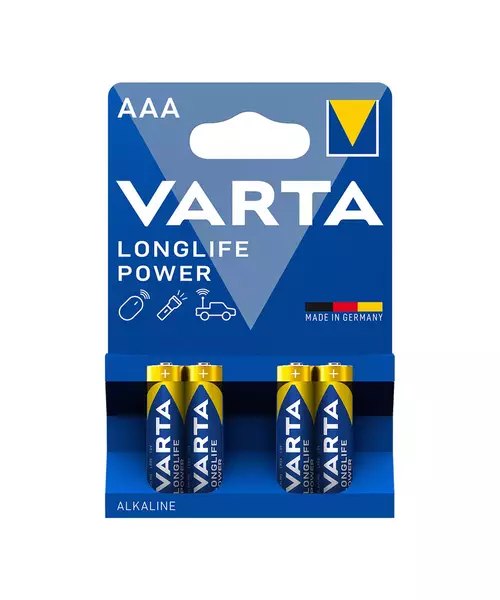 Varta Alkaline AAA 4pcs Longlife Power