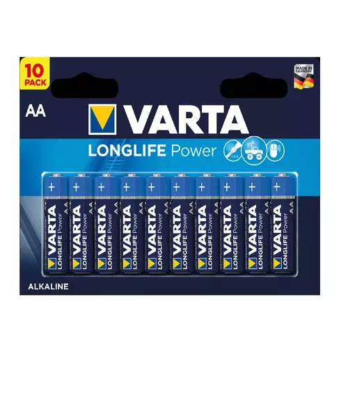 Varta Alkaline AA 10pcs Longlife Power