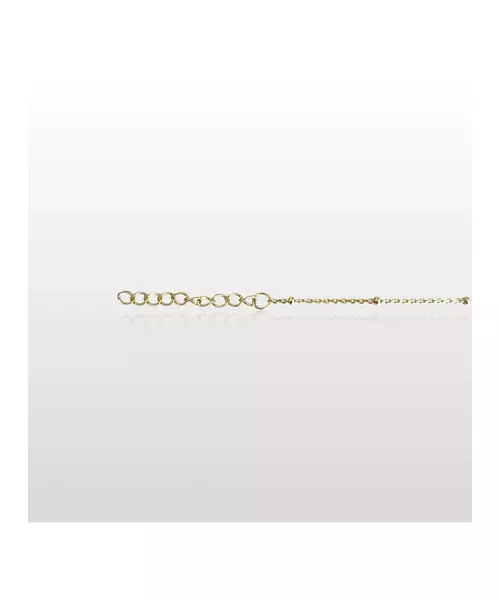 Bracelet with balls and zircon - Silver 925 Gold Plated