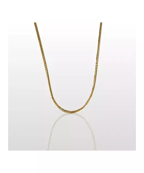 Gourmet 4mm Necklace - Stainless Steel Gold Plated