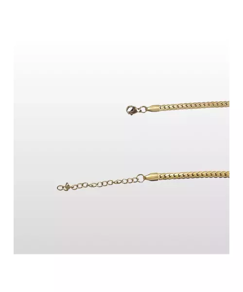 Gourmet 4mm Necklace - Stainless Steel Gold Plated