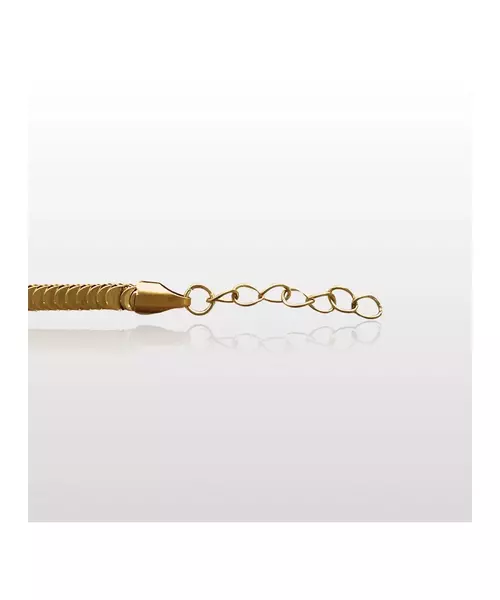 Plate Snake bracelet - Stainless Steel Gold Plated